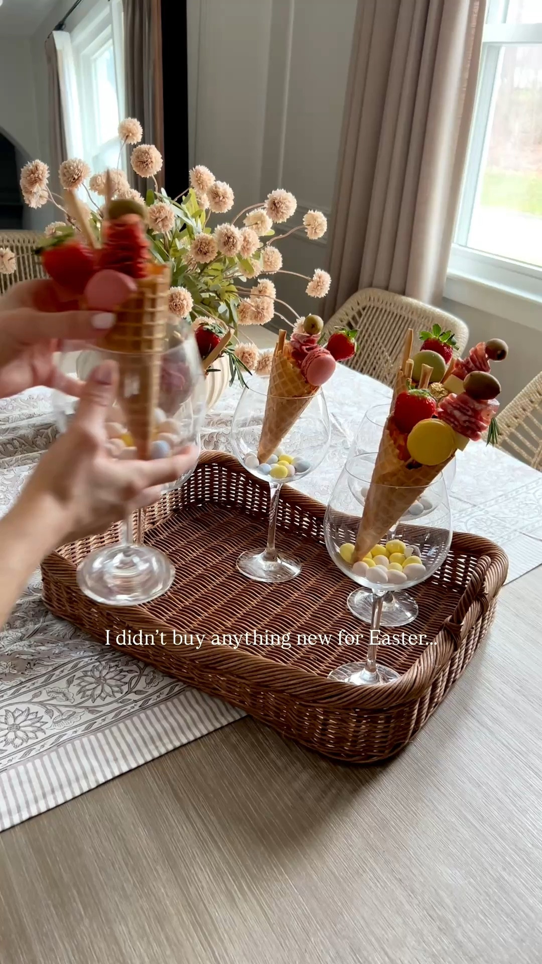 Easter hosting doesn’t have to mean buying all new… 

I didn’t purchase a single new thing for this table, I just pulled from my “tablescape capsule” and styled it in a fresh way.

It’s not about having more, it’s about:
• layering what you already own
• mixing textures and height
• and bringing in beautiful, intentional food to complete the table 

That’s what makes it feel special, not the price tag

I’ll link similar pieces (and a few favorites like my MacKenzie-Childs staples) in my LTK 🤍

Do you reuse your decor or buy new for holidays?


#tablescapecapsule
#stylednotnew
#decorreimagined
#stylingoverbuying
#elevatedhosting
layeredliving


#LTKHome #LTKSaleAlert #LTKSeasonal