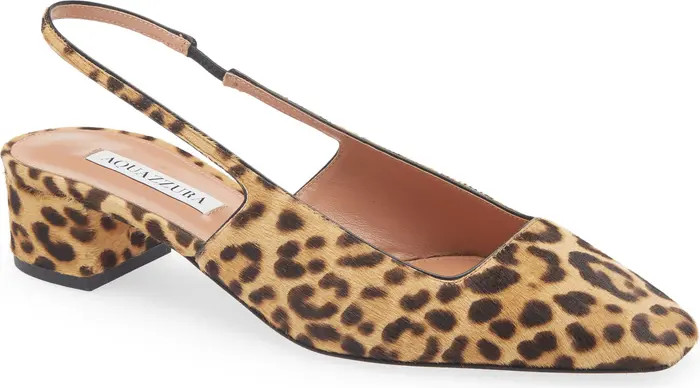 Ginza Genuine Calf Hair Slingback Pump (Women) | Nordstrom