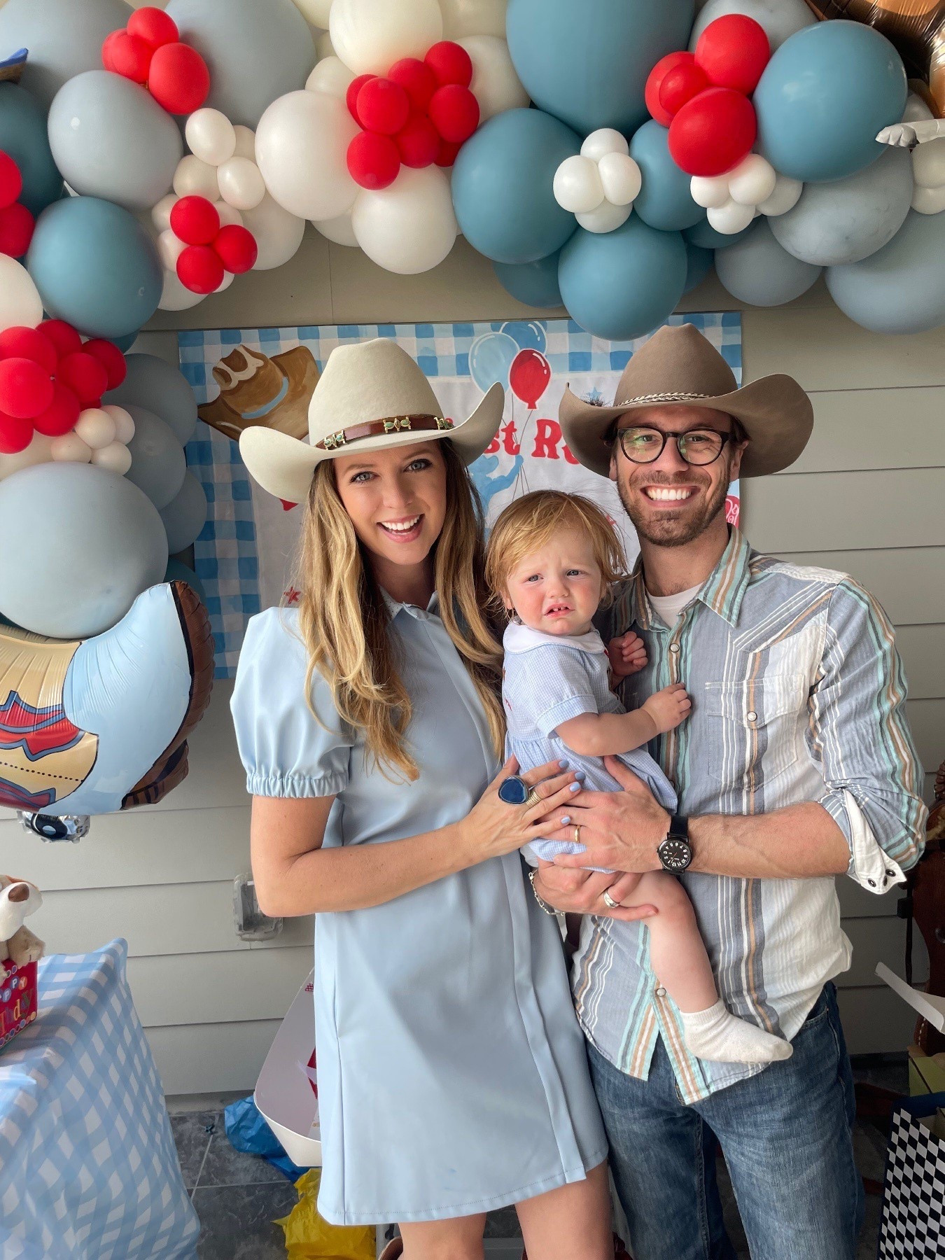 First Rodeo look 🩵❤️
Not pictured Lucchese Priscilla boots in Cream

#LTKParties #LTKStyleTip