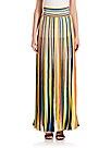 Pleated Multicolored Maxi Skirt | Saks Fifth Avenue