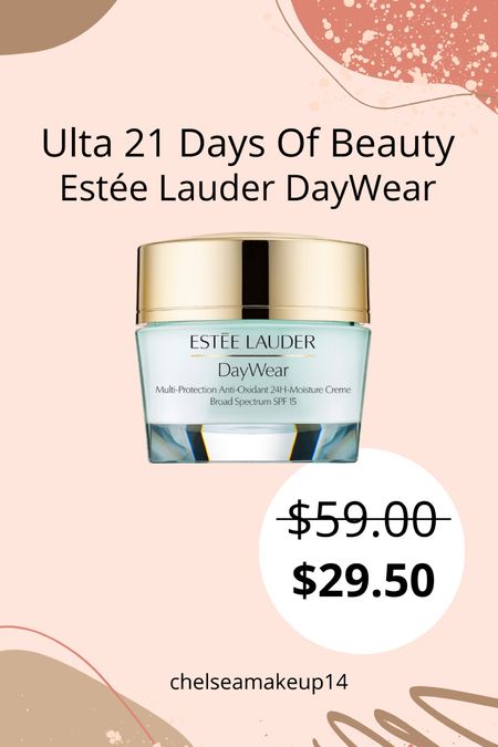 Ulta 21 Days Of Beauty // Estée Lauder DayWear 

#LTKsalealert #LTKbeauty