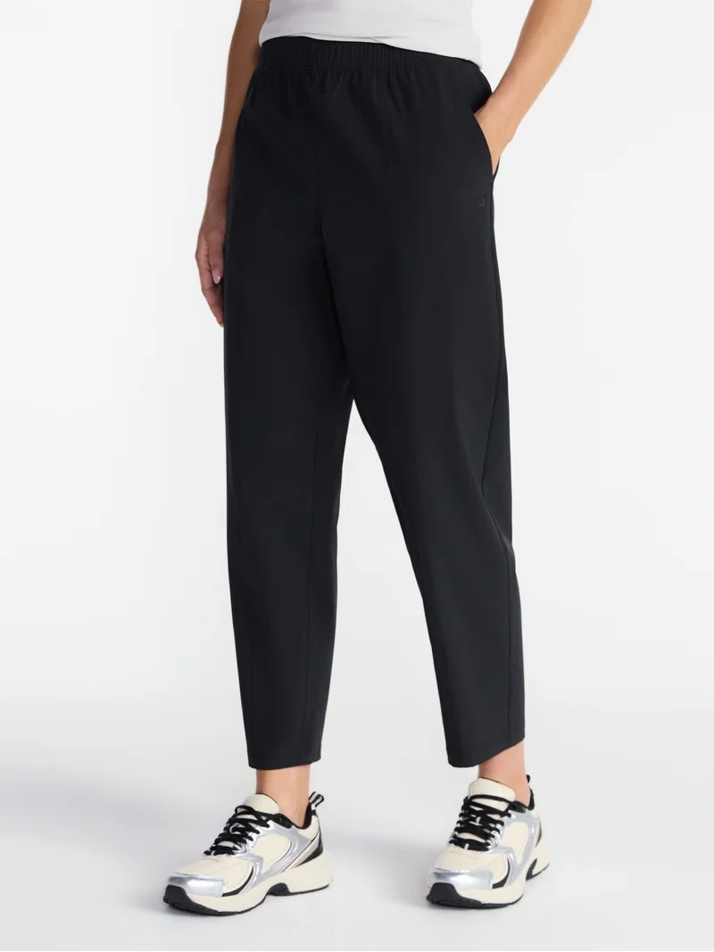 Avia Women's FeatherStretch Woven Tapered Pants, 27'' Inseam, Sizes XS-XXXL | Walmart (US)