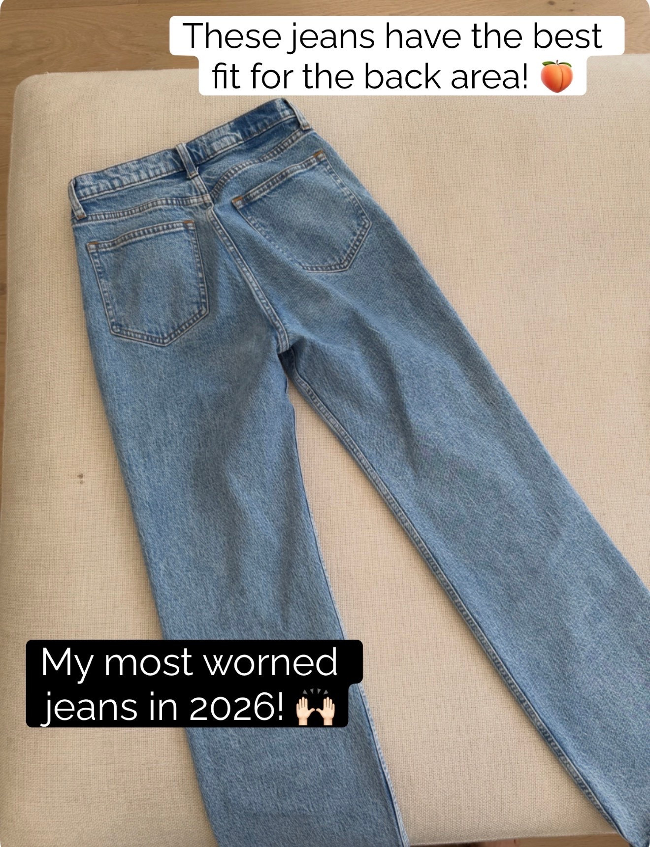 These jeans have the best fit for the back area! 🍑
My most worned jeans in 2026!

#LTKU #LTKootd #LTKTall