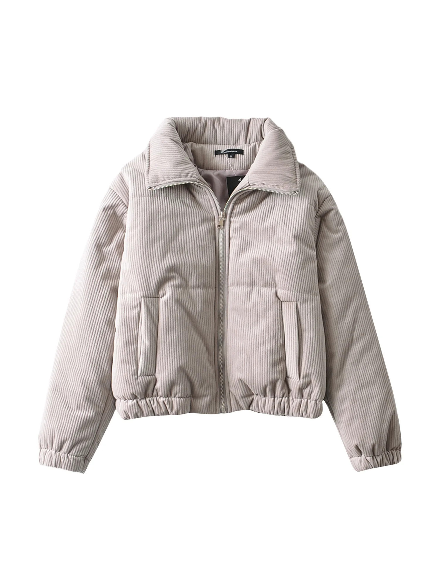 Seyurigaoka Women Juniors Thick Coat, Solid Color Turn-Down Collar Long Sleeve Jacket | Walmart (US)