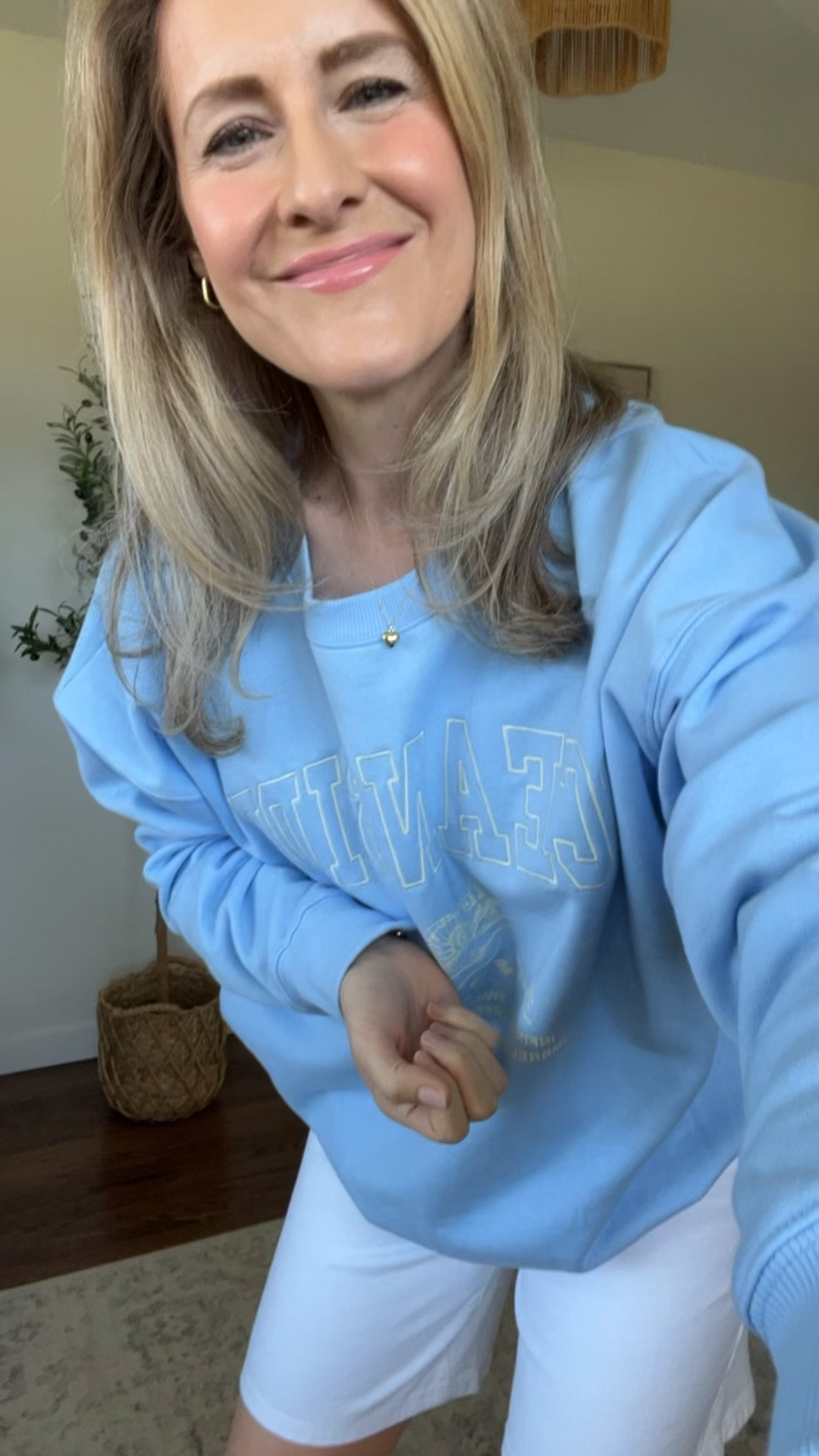 Walmart has long denim shorts under $20! Four colors. Fit tts (don’t size down). 9” inseam #walmartfashion #walmartfinds 