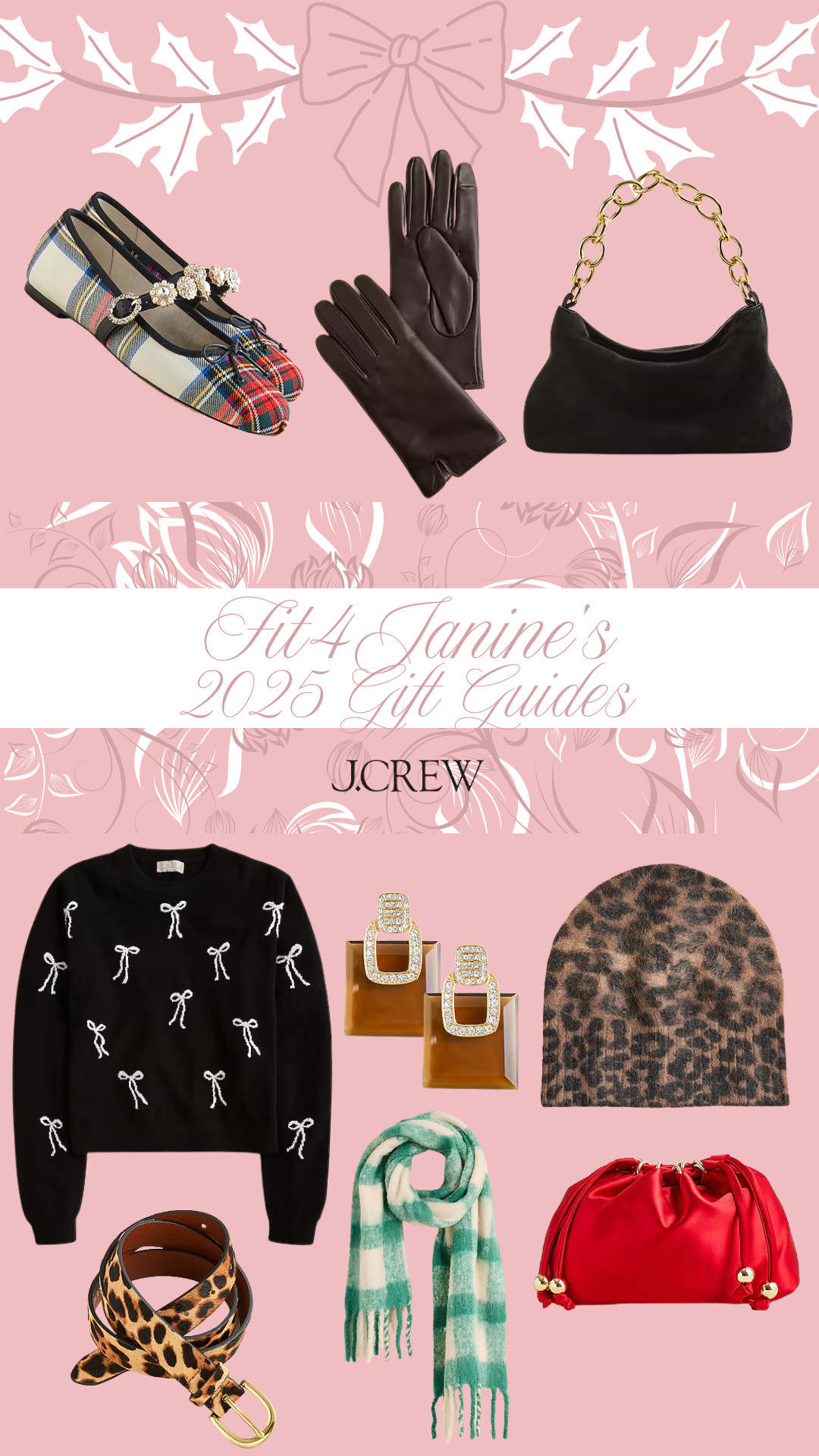 Are you as excited as I am about the upcoming Holiday season?!?! I know I am and I am kicking off my 2025 Gift Guides with some fabulous ideas to get you in the spirit (and maybe even snag a few pieces for yourself! 

Fit4Janine, J.Crew, Holiday, Gifts, Gift Guide, Christmas, Accessories, Shoes, Clutches, Jewelry, Earrings, Belts, Scarves, Gloves, Beanies, Sweaters 

 

#LTKGiftGuide #LTKHoliday #LTKSeasonal
