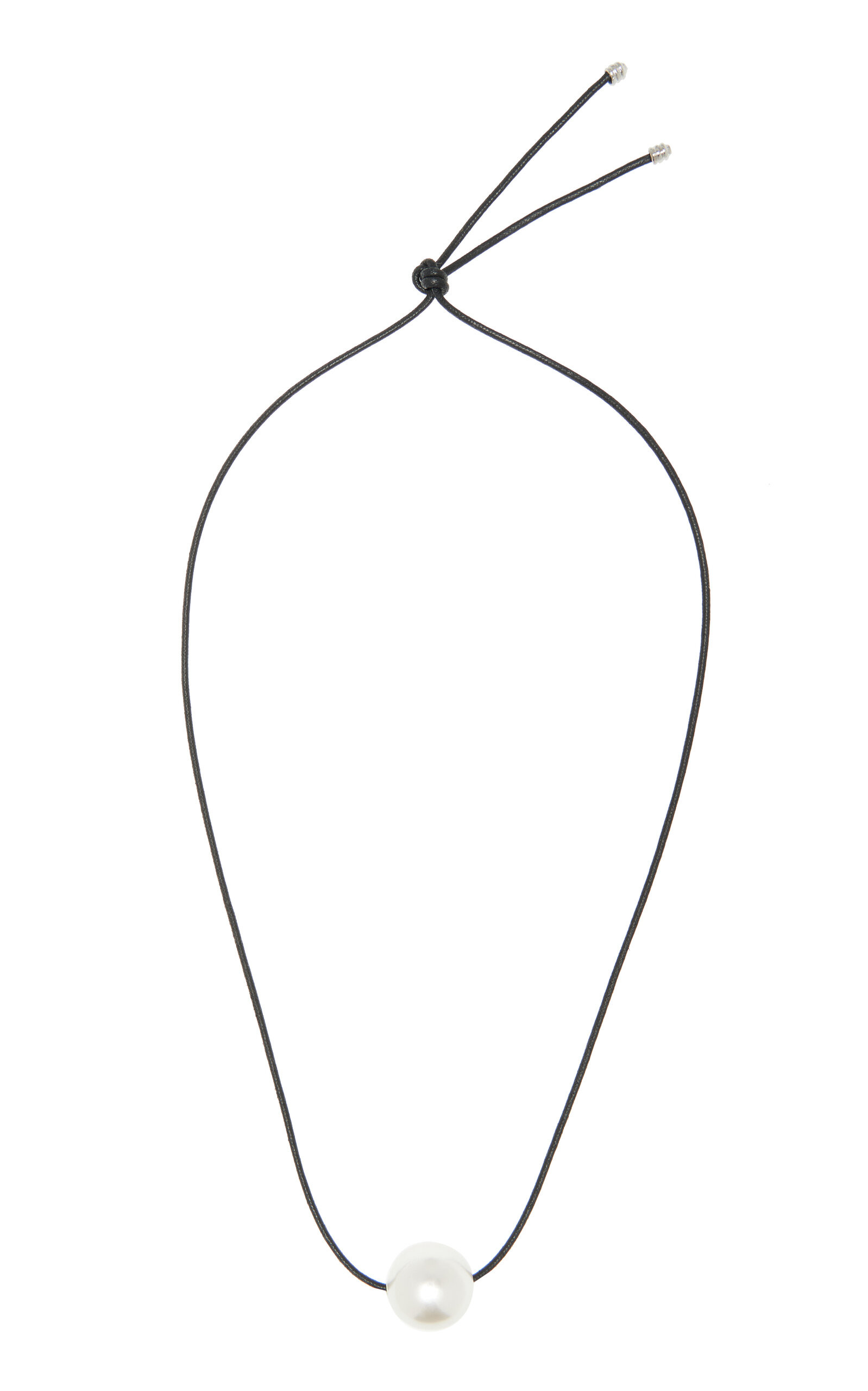 Exclusive Pearl Leather Necklace | Moda Operandi (Global)
