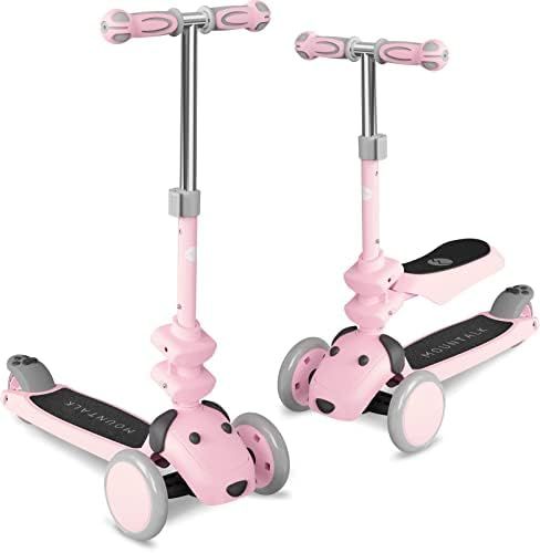 Mountalk Toddler Scooter/Balance Bike, 3 Wheels Scooter with Seat, Ride On Toys for Girls and Boy... | Amazon (US)
