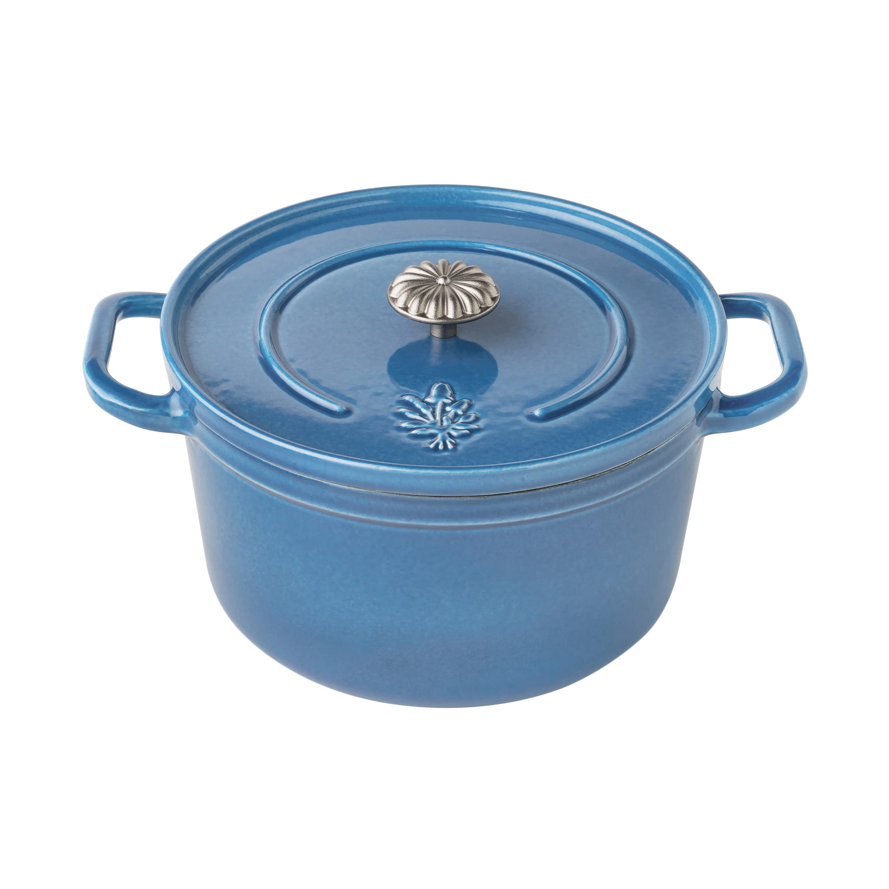 The Pioneer Woman 5-Quart Enameled Cast Iron Dutch Oven Pot with Lid, Blue | Walmart (US)