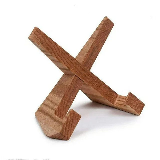 Cookbook Stand, Handmade Wooden Cookbook Holder, Recipe Book Holder for Display Stand, Farmhouse ... | Walmart (US)