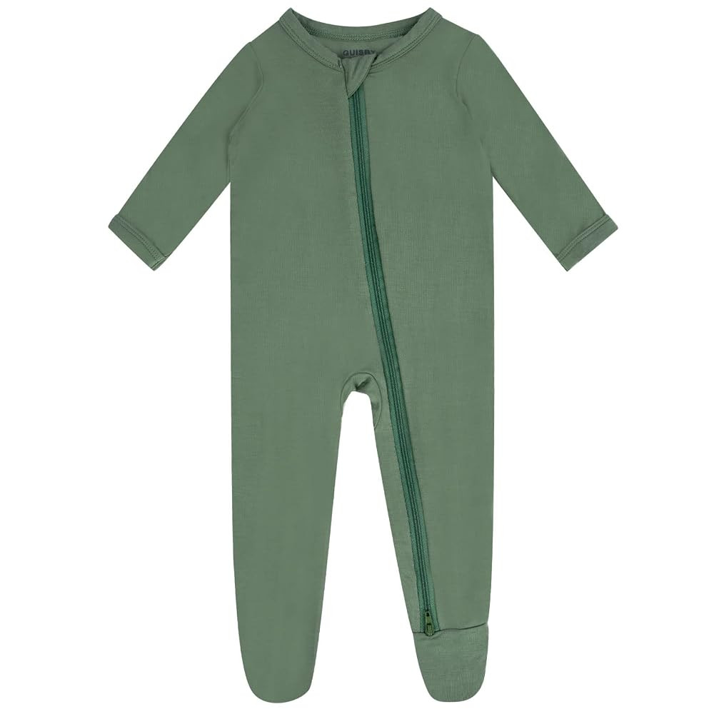 GUISBY Pajamas for Baby Boys & Girls, Infant Onesie with Mitten Long Sleeve Footed Pjs | Amazon (US)