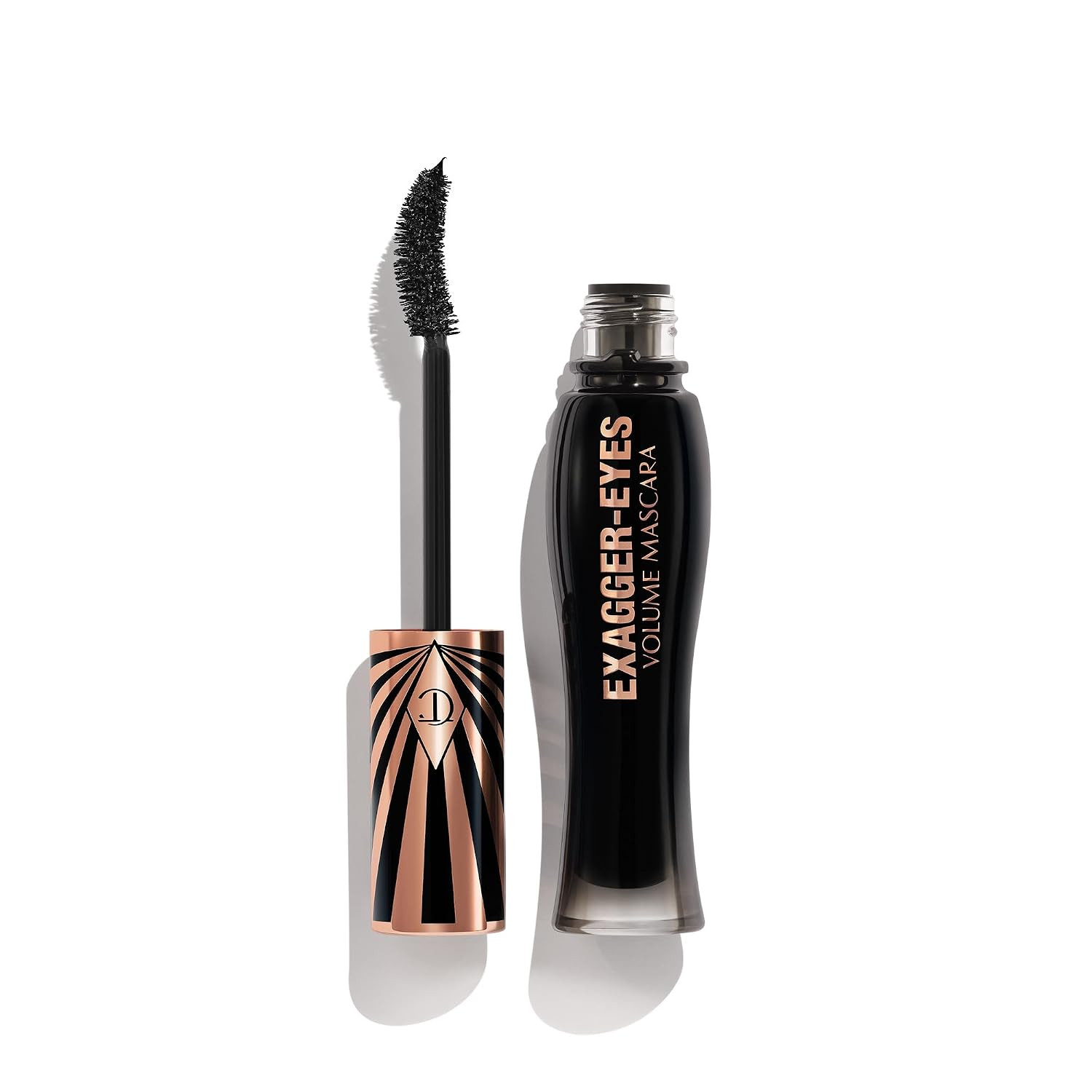 Charlotte Tilbury Exagger-Eyes Volume Mascara - Volumizing Black Mascara with 28-Hour Smudge-Proof & Flake-Proof Wear - Designed with a Ultra-Curved Brush | Amazon (US)