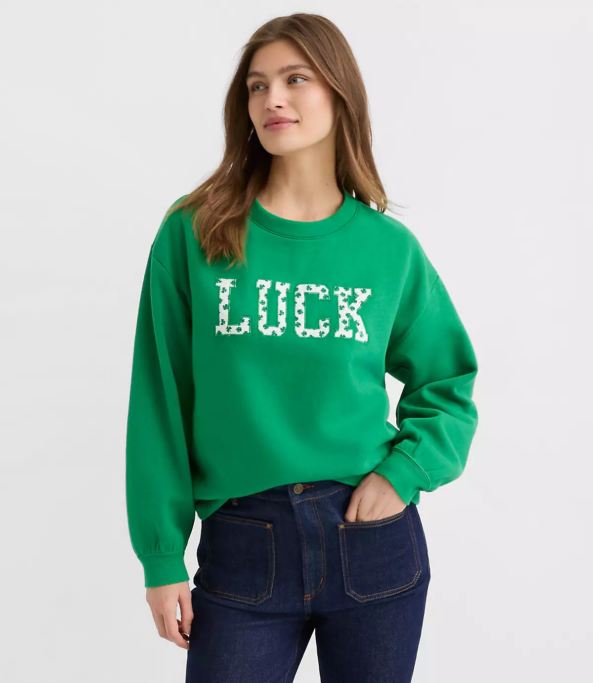 Luck Sweatshirt | LOFT