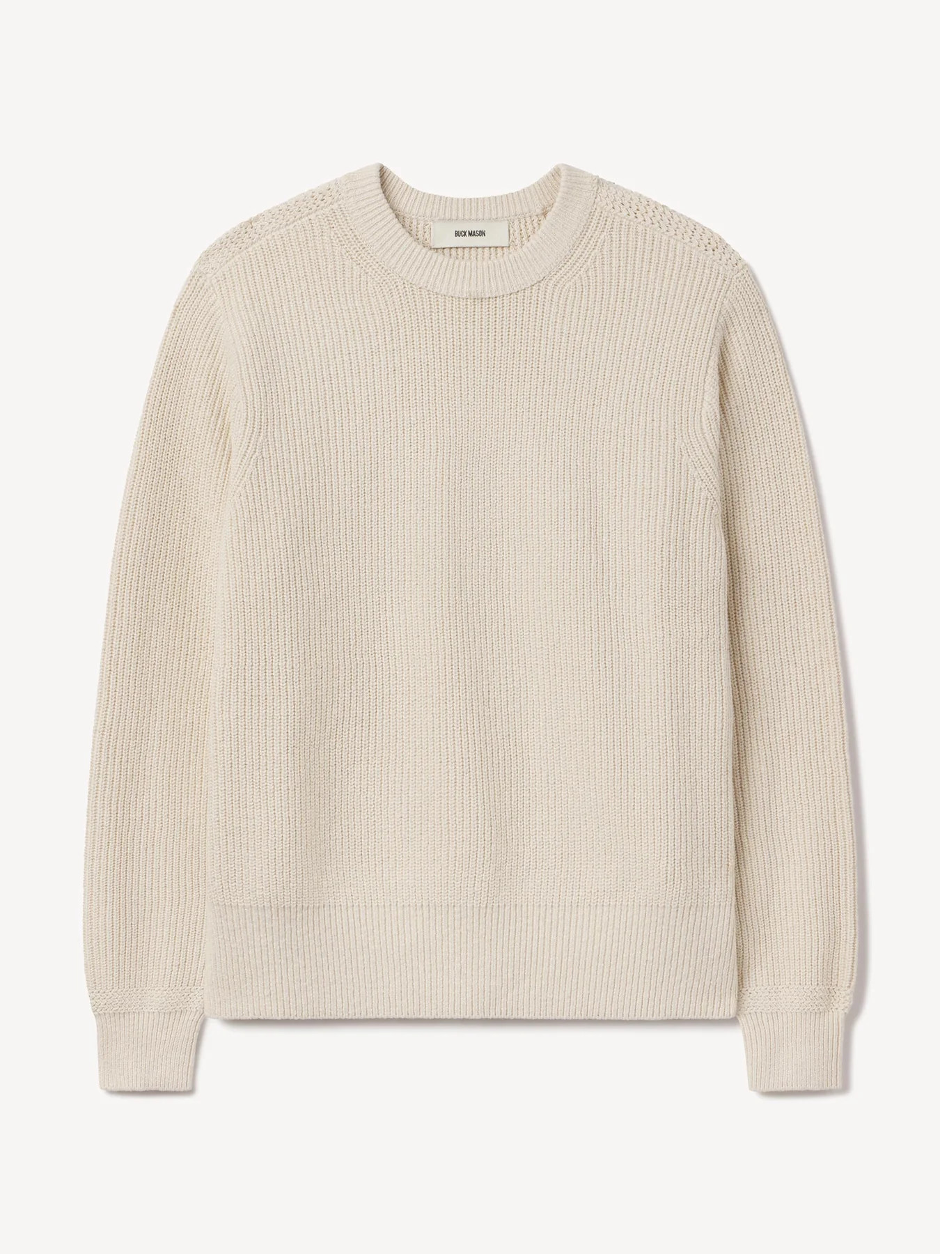 Sand Dollar Seafarer Cotton Rib Crew - Buck Mason- Modern American Classics | Buck Mason