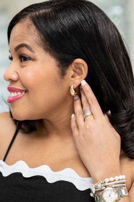 These gold earrings from Amazon are my go to for spring and summer! 

Gold earrings. Chunky earrings. Amazon fashion.

#LTKfindsunder50 #LTKSeasonal #LTKstyletip