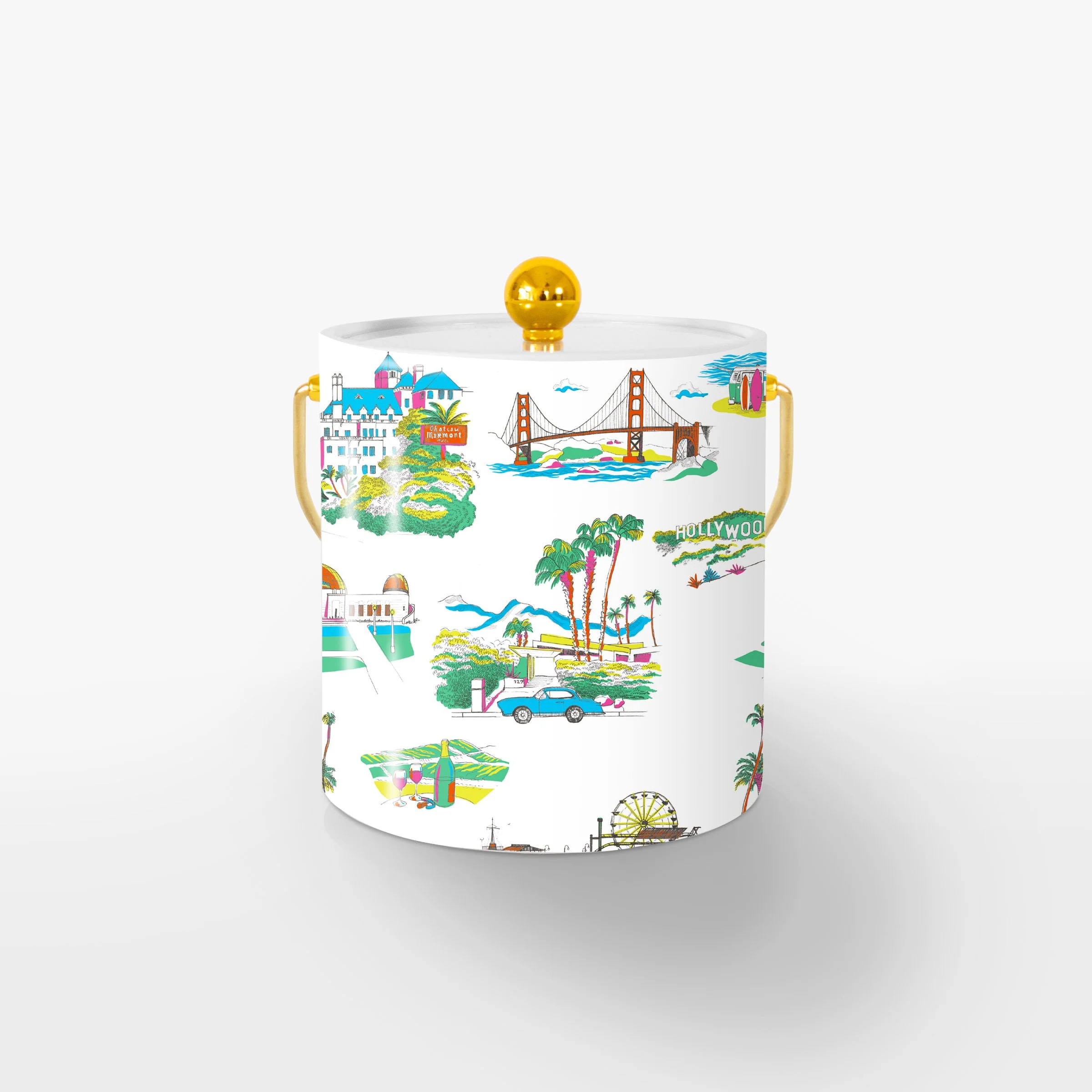 California Toile Ice Bucket | Katie Kime Inc