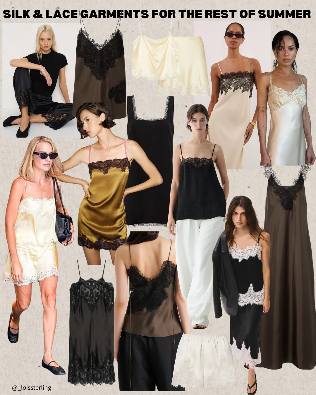 Silk and lace are seeing mw through until the end of Summer 💛 breathable lightweight fabric and so easy to wear.

#LTKFashionMonth #LTKuk #LTKsummer