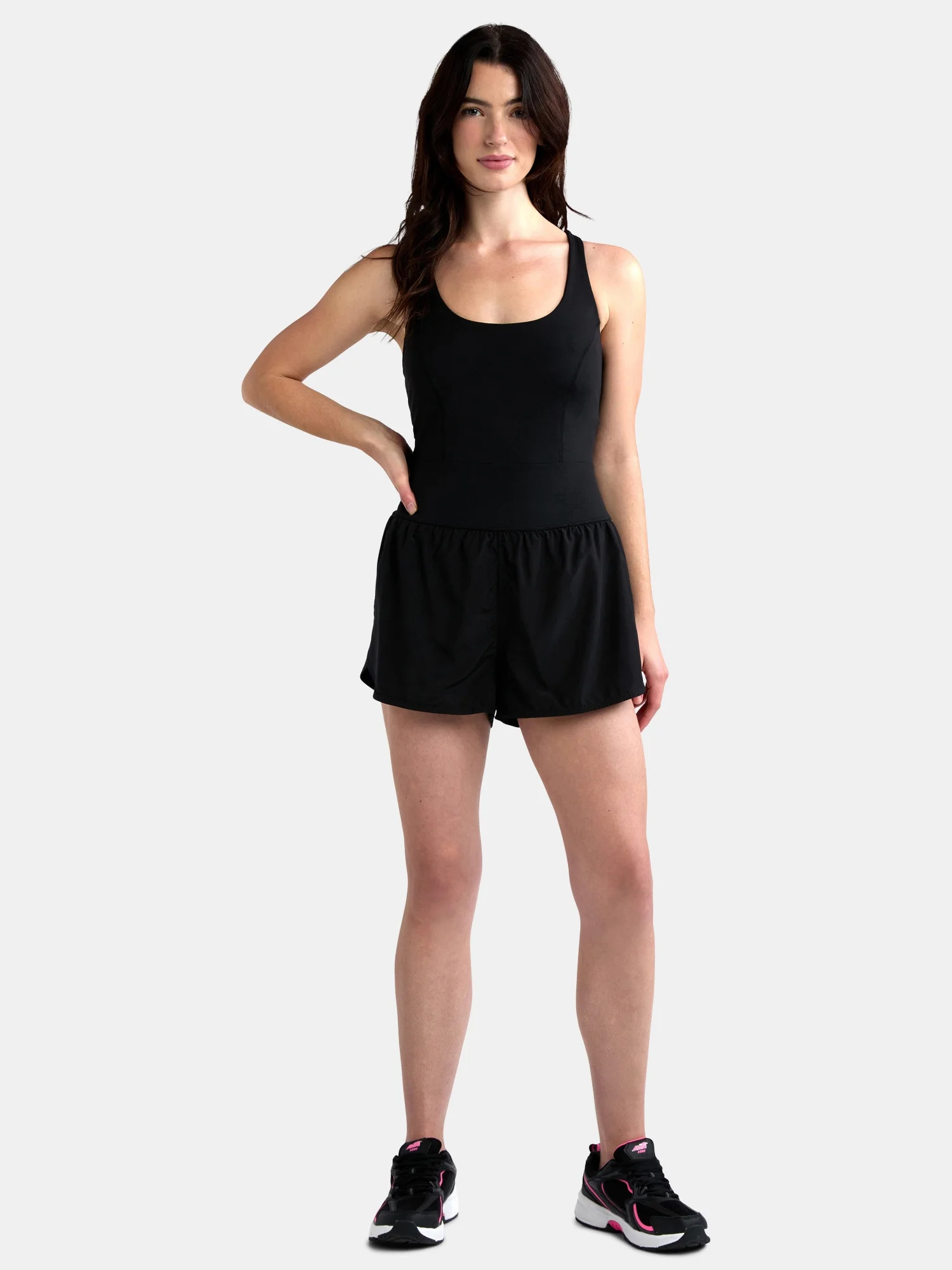 Avia Women's and Women's Plus Active Bodysuit with Built-in Bra, Sizes XS-4X | Walmart (US)