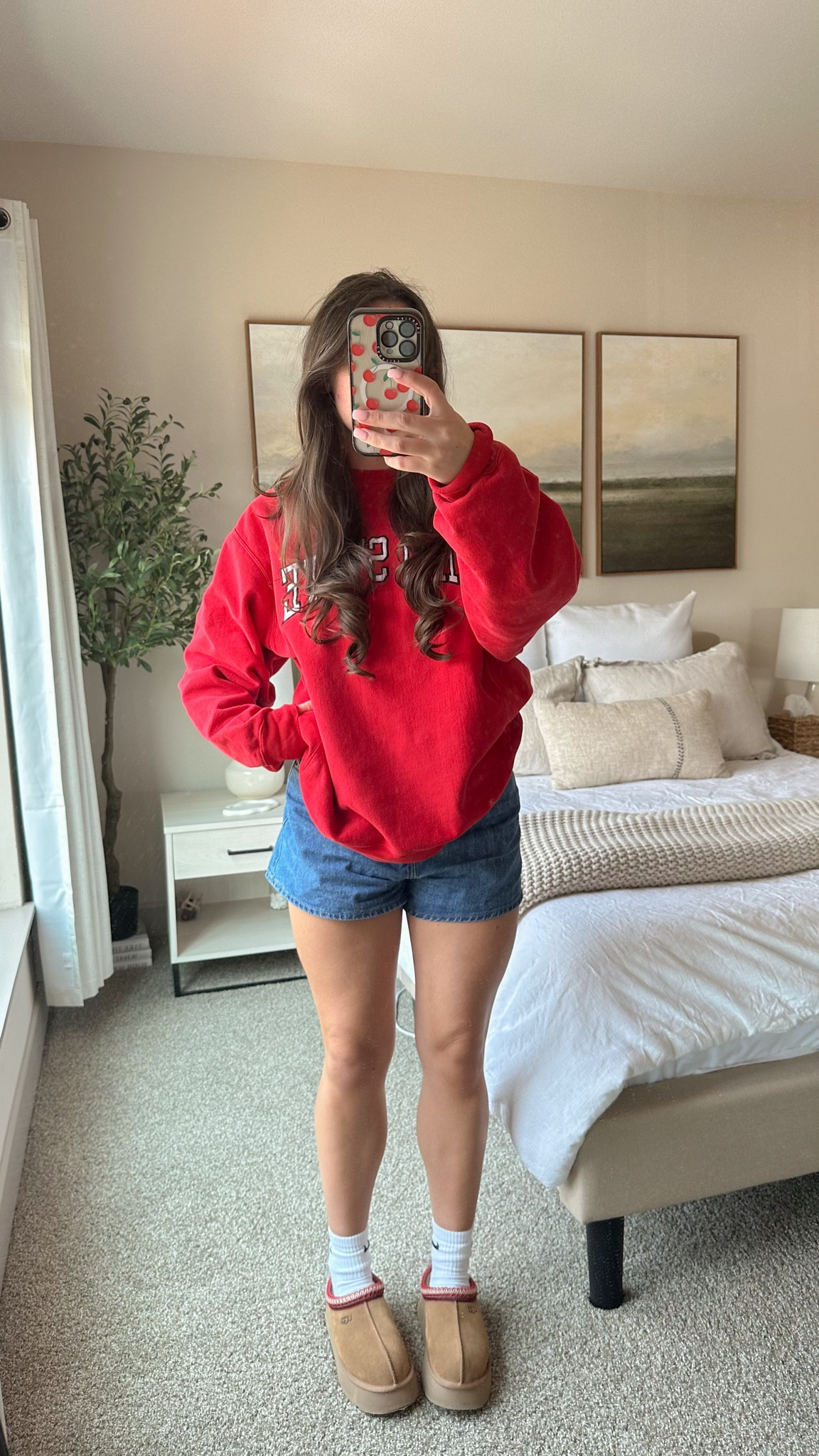 crew neck was my moms but you can find similar ones on etsy 