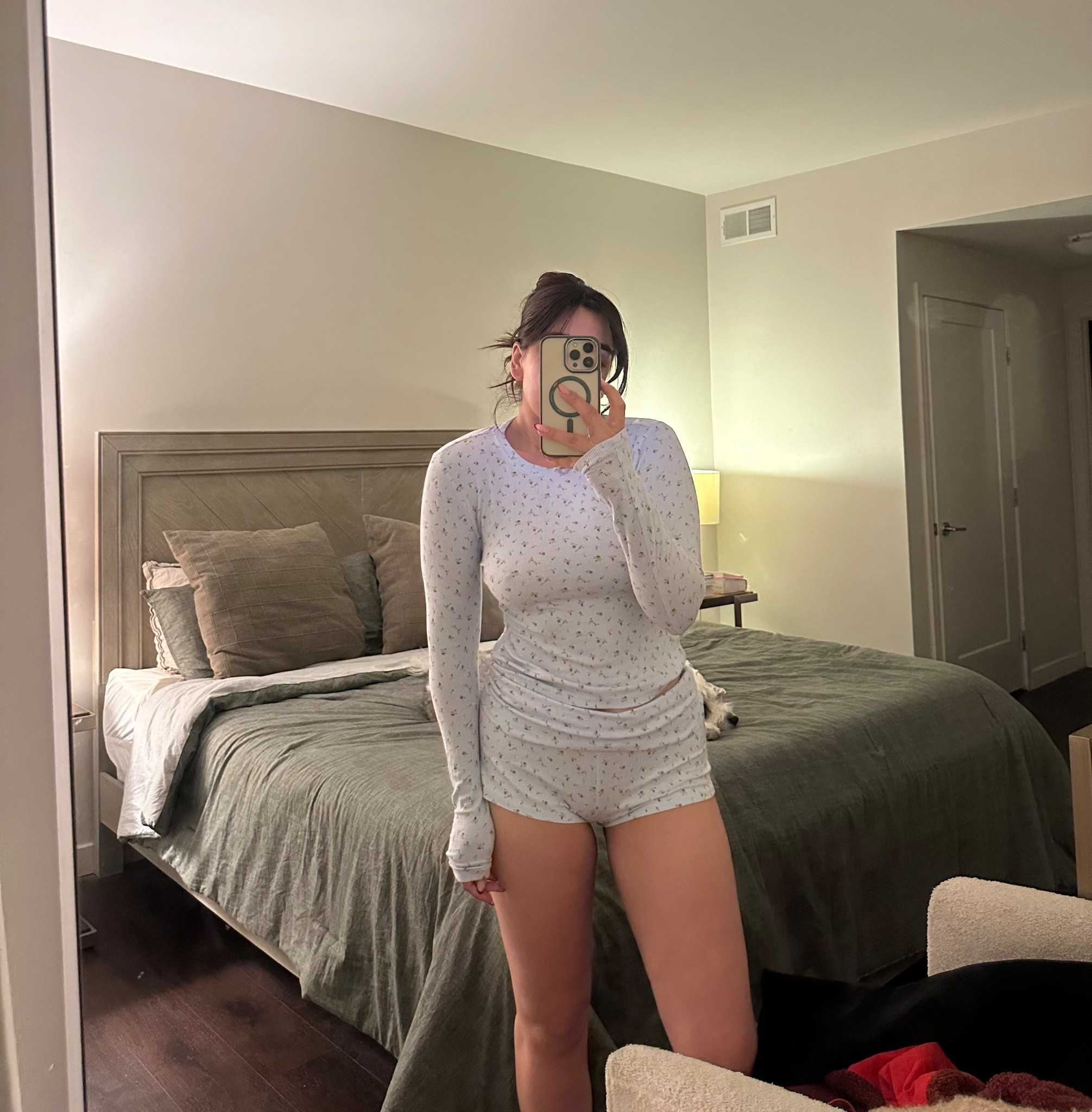 Comfortable matching pjs 

#LTKdayinmylife #LTKselfcare #LTKootd