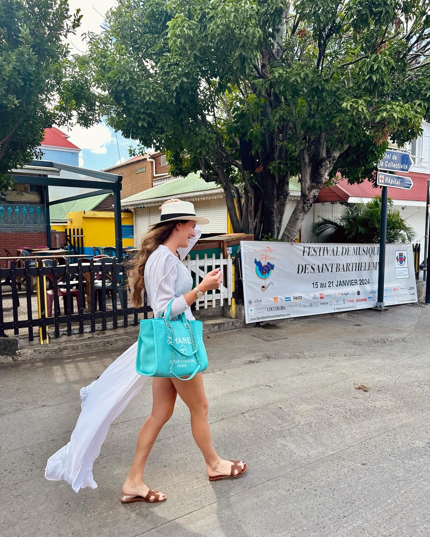 My favorite beach cover up from we wore what, paired with Hermes Oran sandals, Hunza G green bikini and my Chanel tote from the most incredible SA ever. 💚🌊

#LTKtravel #LTKstyletip #LTKswim