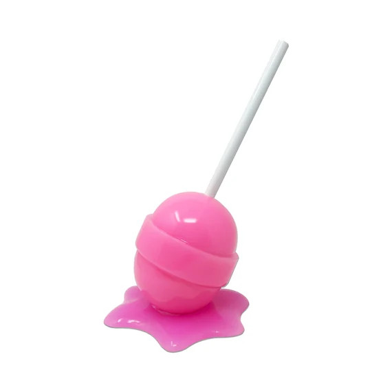 Large Resin Hot Pink Melting Blow Pop Popsicle Lollipop Art - Etsy | Etsy (US)