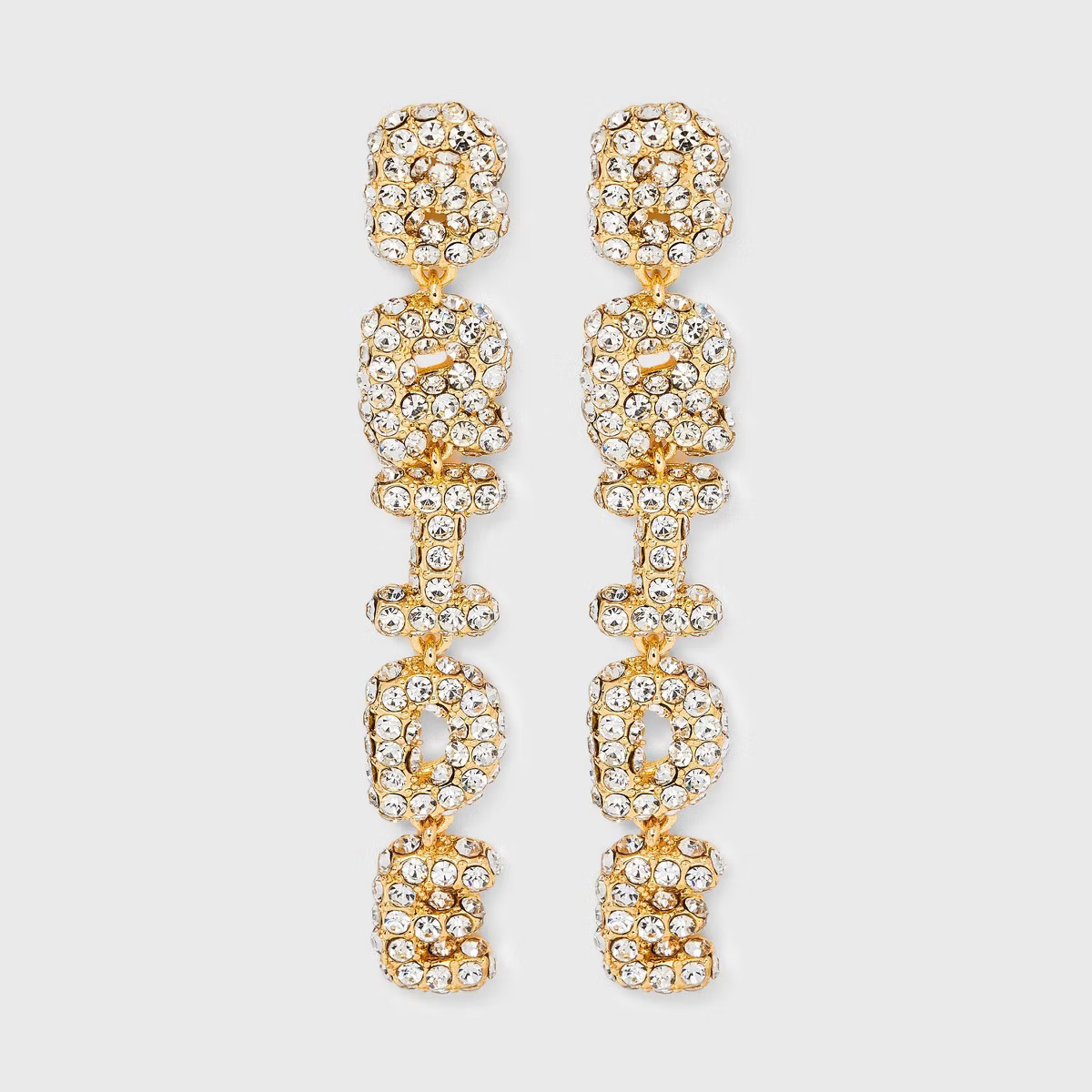 SUGARFIX by BaubleBar Bride To Be Drop Earrings - Gold | Target