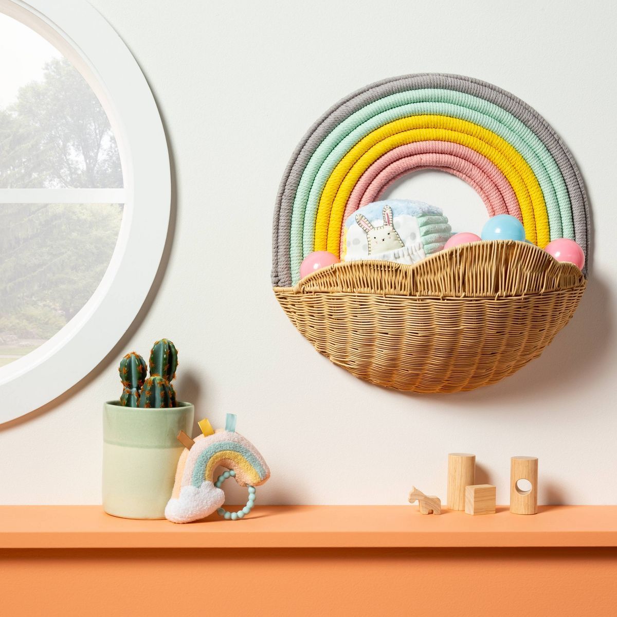 Hanging Wall Storage Rainbow Basket - Cloud Island™ | Target