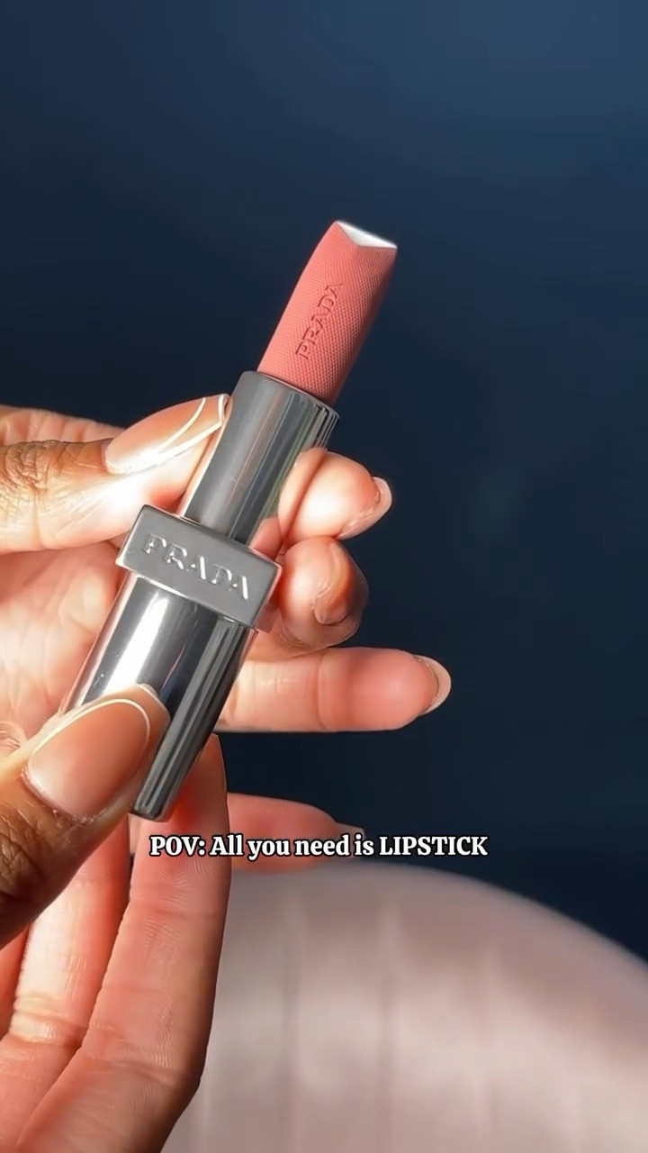 GRWM ft @pradabeauty Soft Matte Lipstick 
Shade B101 - Tiepolo available at Sephora 💋🛒Linked in my LTK storefront 🤍 
#pradabeauty #giftedbypradabeauty #grwm #pradabeautymonochrome #pradamonochrome #rethinkingbeauty #getreadywithme #beautyroutines