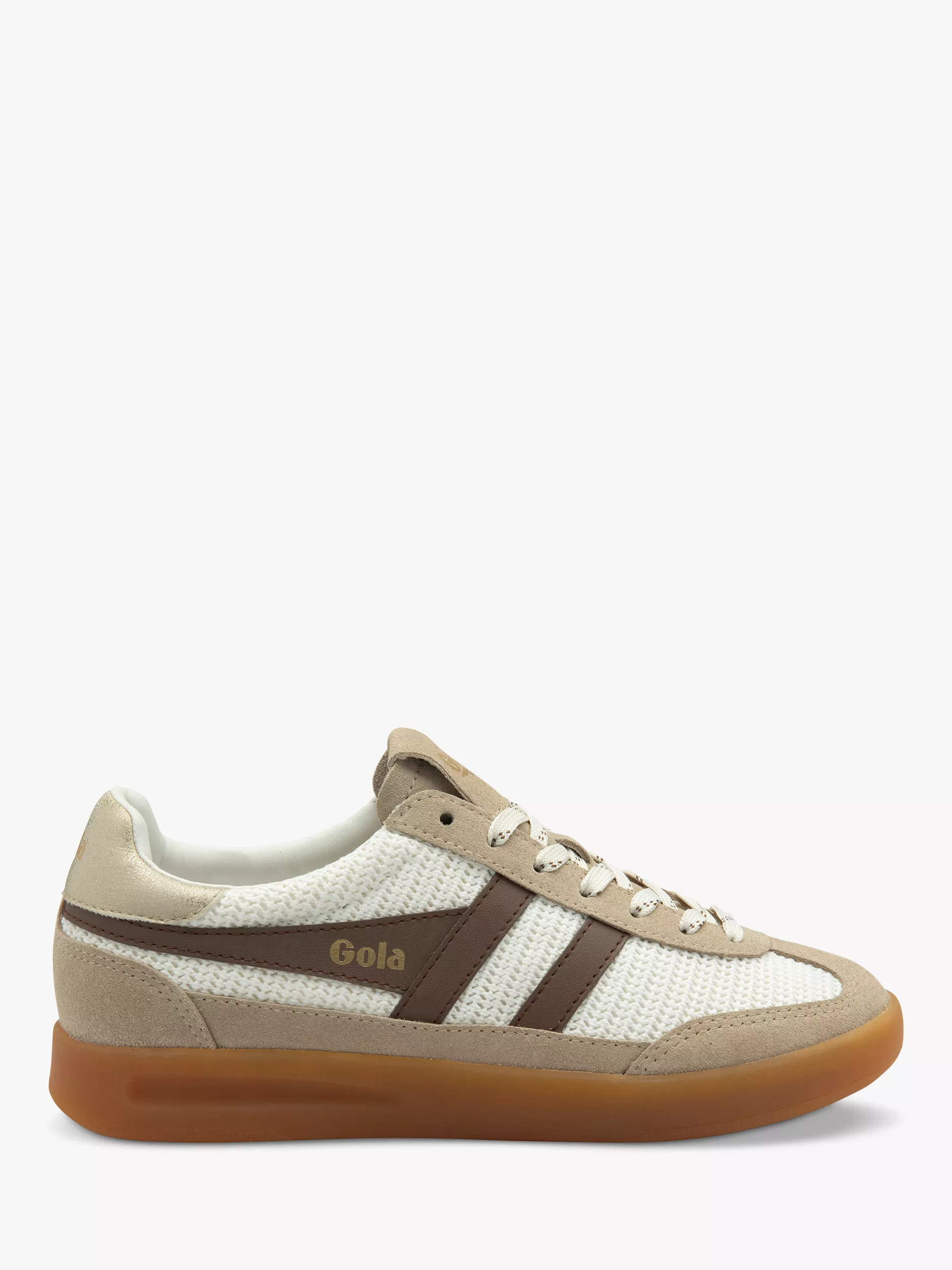 Gola Classics Cyclone Zephyr Trainers, Off White/Bone/Otter | John Lewis (UK)