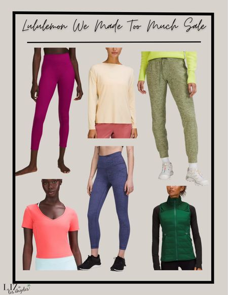Lululemon is having a massive sale on so much of their athletic wear.  These can also be worn as athleisure or as part of a casual outfit.  Finding great comfortable workout outfits and workouts gear.

#LTKsalealert #LTKSeasonal #LTKfit