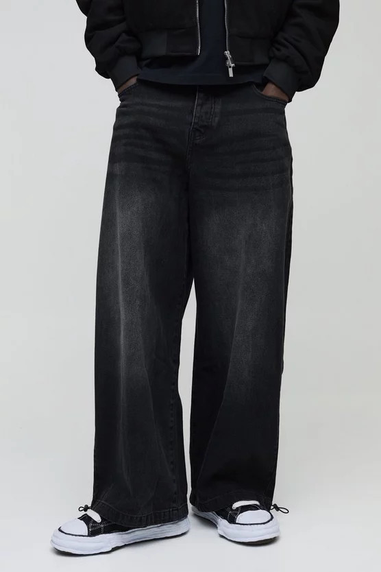 Denim Parachute Jean | boohooMAN (US & Canada)