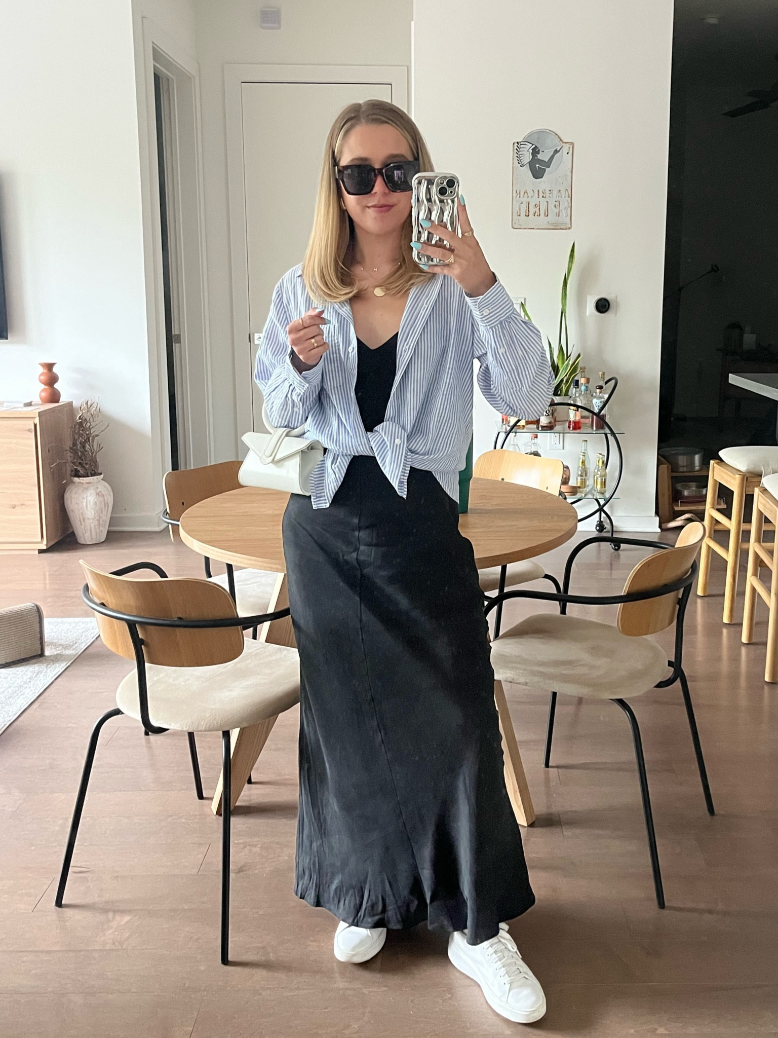 Top to bottom 
Sunnies: gas station special 
Dress: Dissh
Cover up: h&m 
Bag: looks like summer (similar linked) 
Shoes: cole haan

#LTKfit #LTKFind #LTKunder100