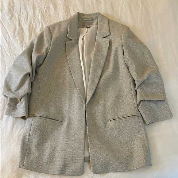 Women's Gray H&M Blazer | Poshmark