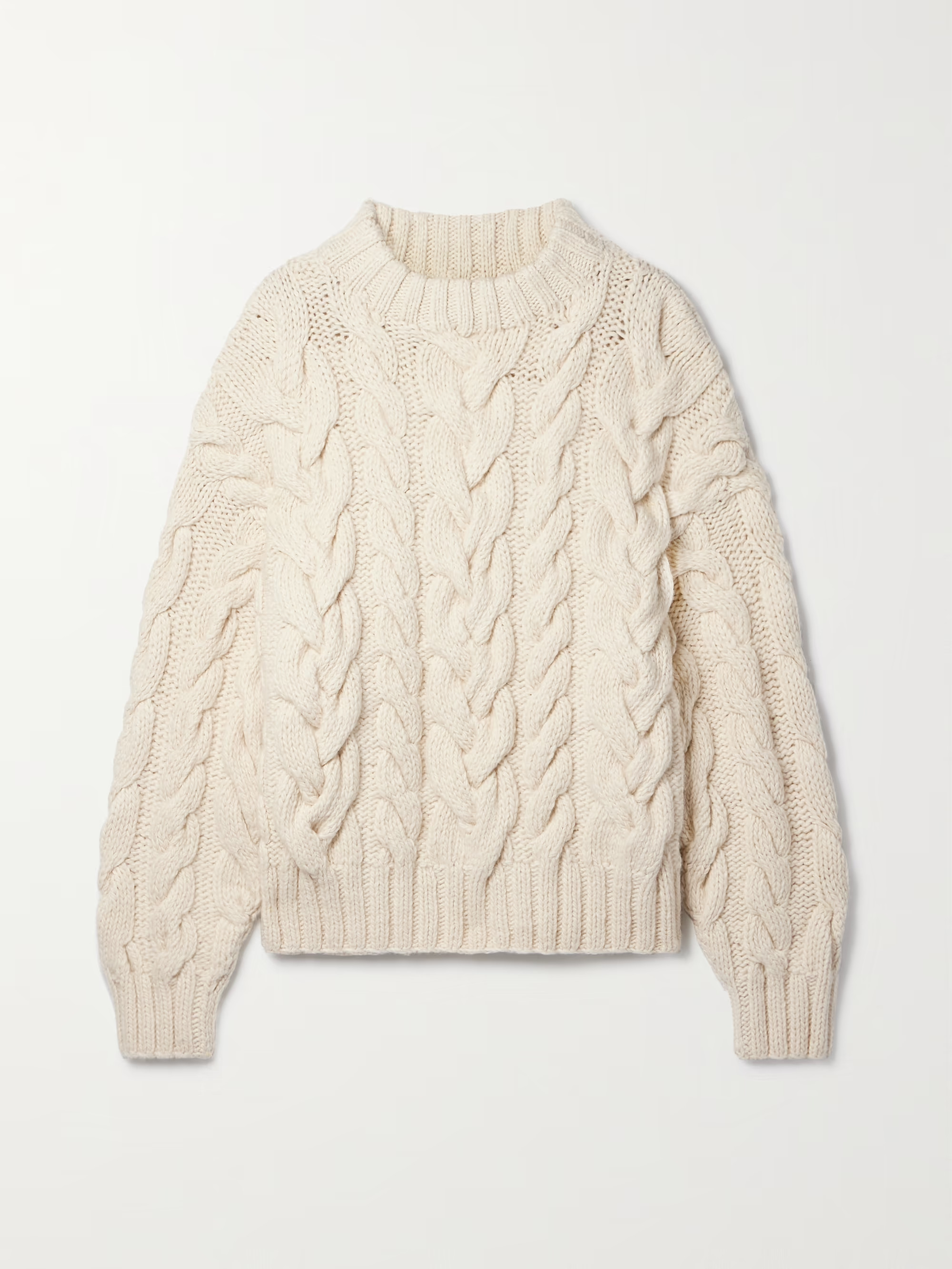 Olympus cable-knit merino wool sweater | NET-A-PORTER (US)