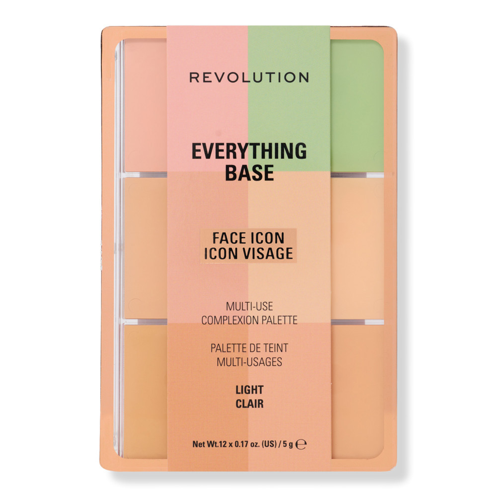Revolution Beauty Everything Base Face Icon Complexion Palette - Light | Ulta