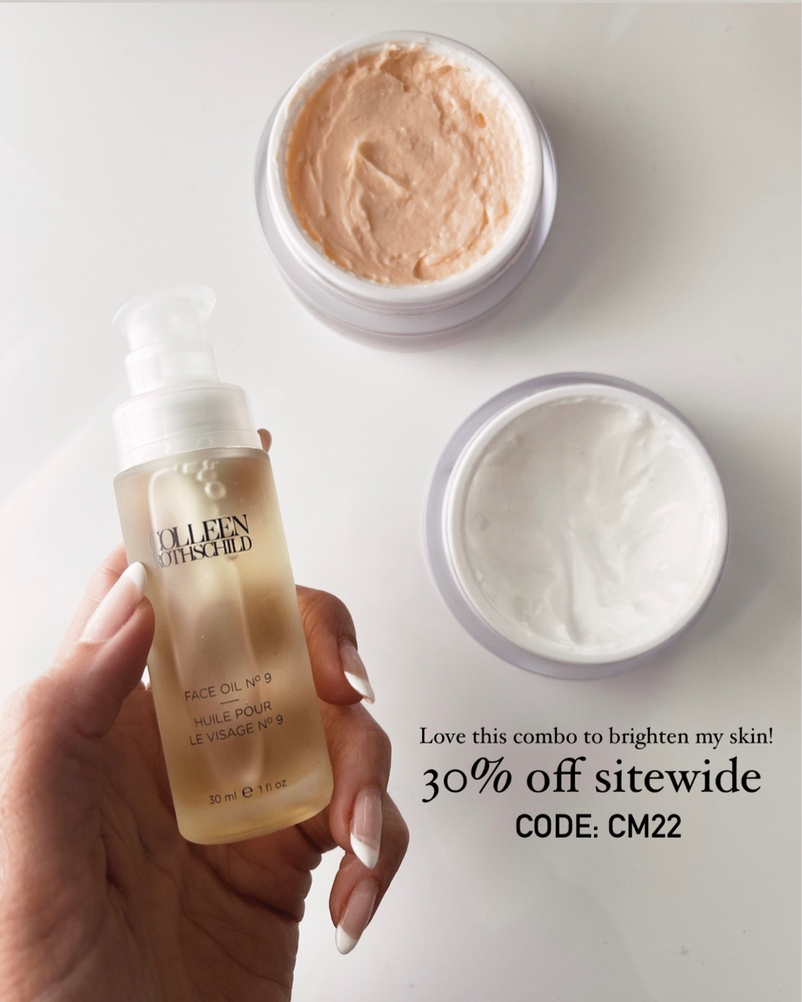 Colleen Rothschild sale is still going on! 30% off site wide CODE: CM22 
Some of my favorite skincare products, StylinByAylin 

#LTKbeauty #LTKSeasonal #LTKunder100