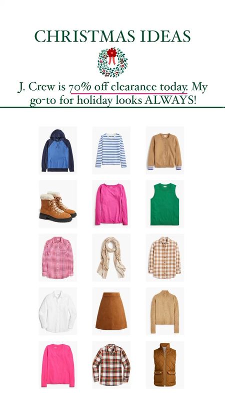 J. crew is 70% off clearance today and I love JCrew at christmas!!!

#LTKGiftGuide #LTKHoliday #LTKCyberWeek