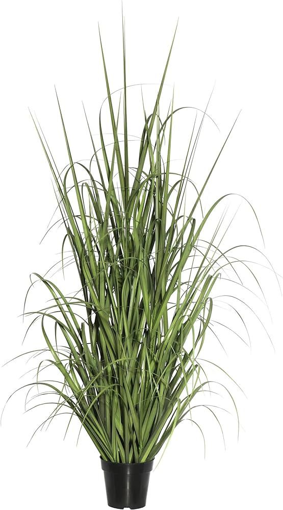 Vickerman Everyday 36" Artificial Potted Green Ryegrass with Black Plastic Pot - Faux Grass Plant... | Amazon (US)