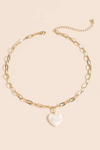 Rachel Pearl Heart Pendant Necklace | Francesca's