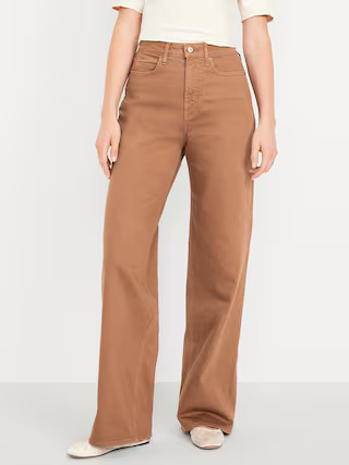 Extra High-Waisted Wide-Leg Jeans | Old Navy (US)