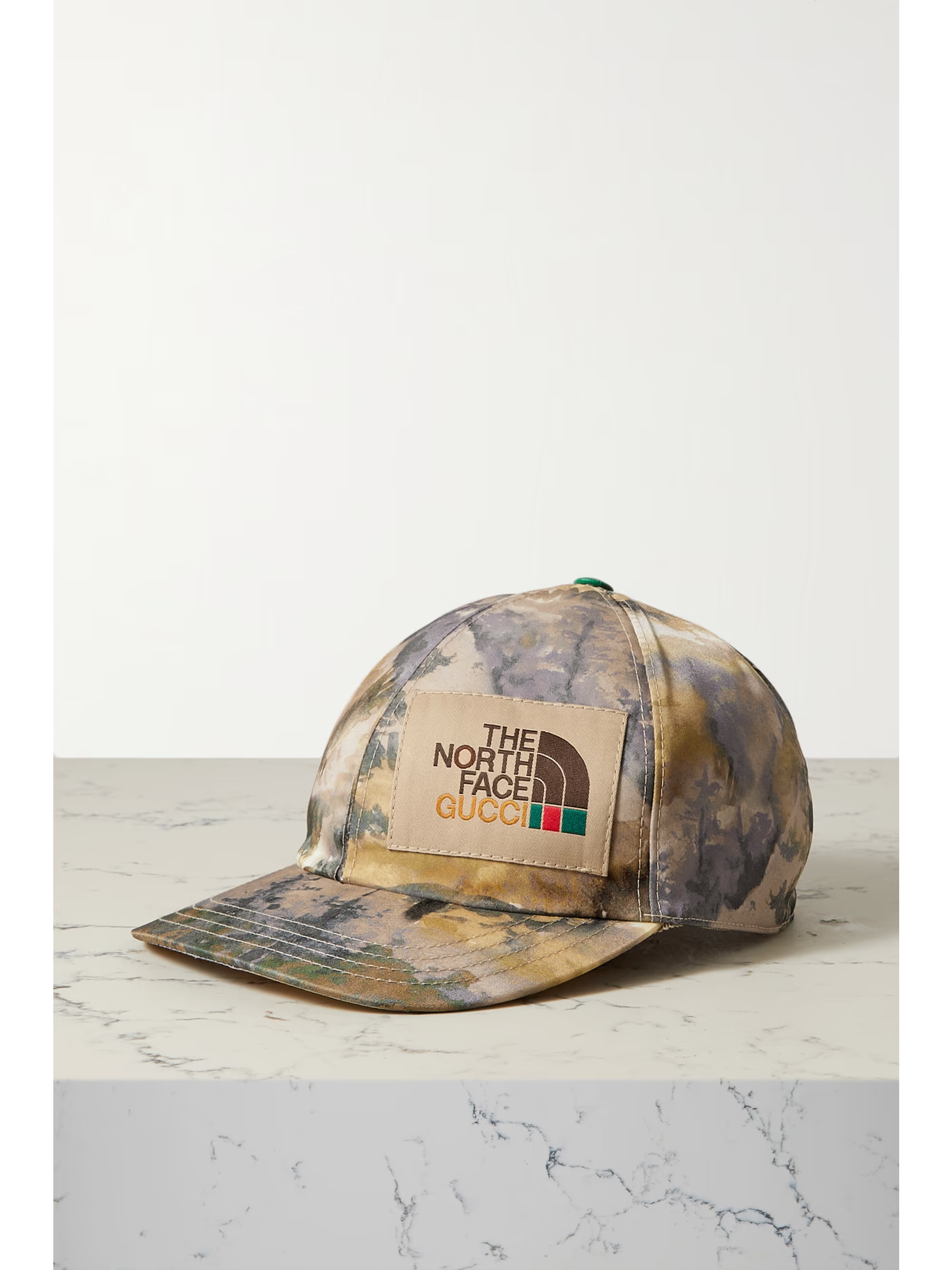 + The North Face appliquéd printed shell baseball cap | NET-A-PORTER (US)