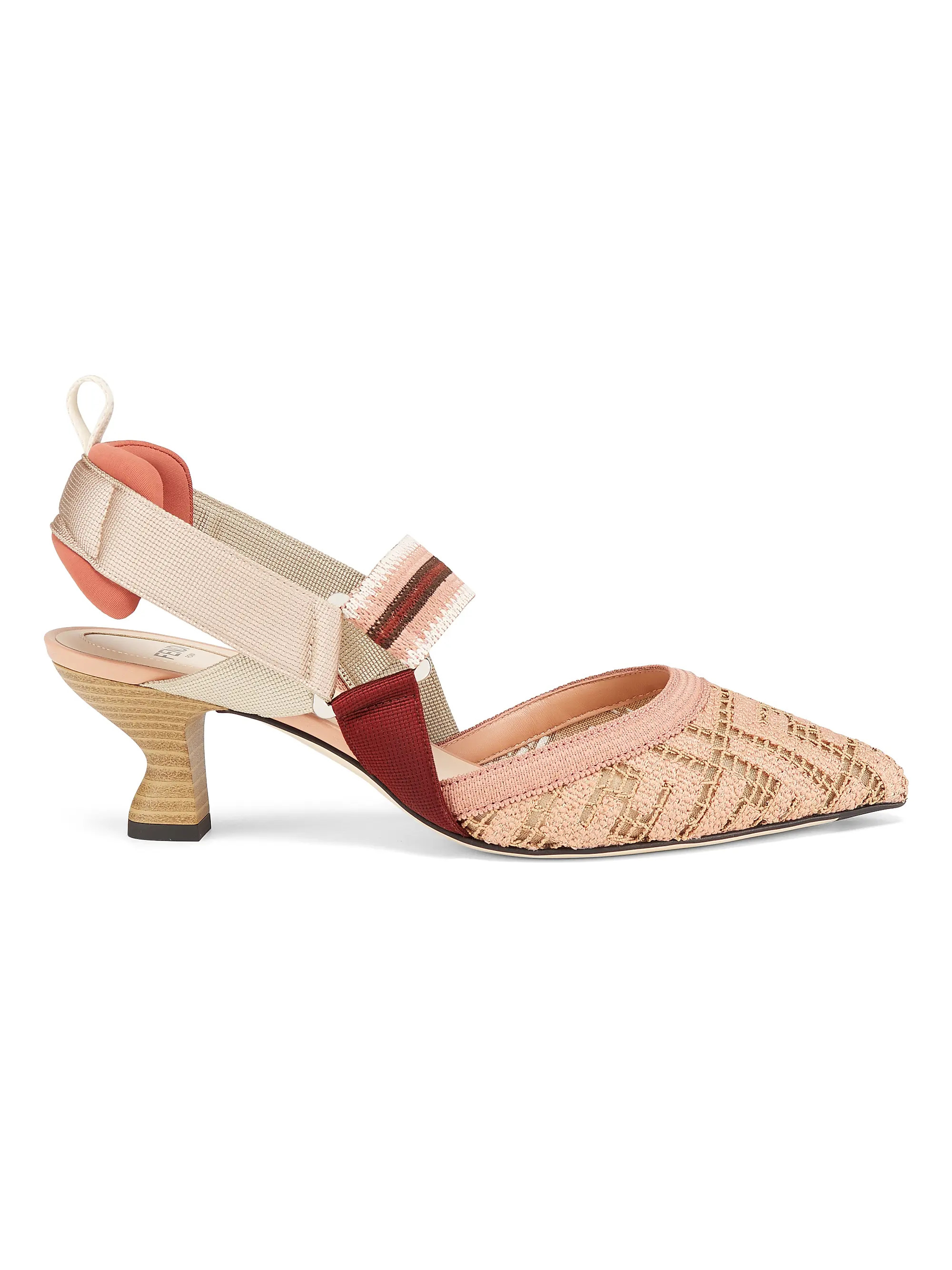 Woven Logo 55MM Slingback Pumps | Saks Fifth Avenue