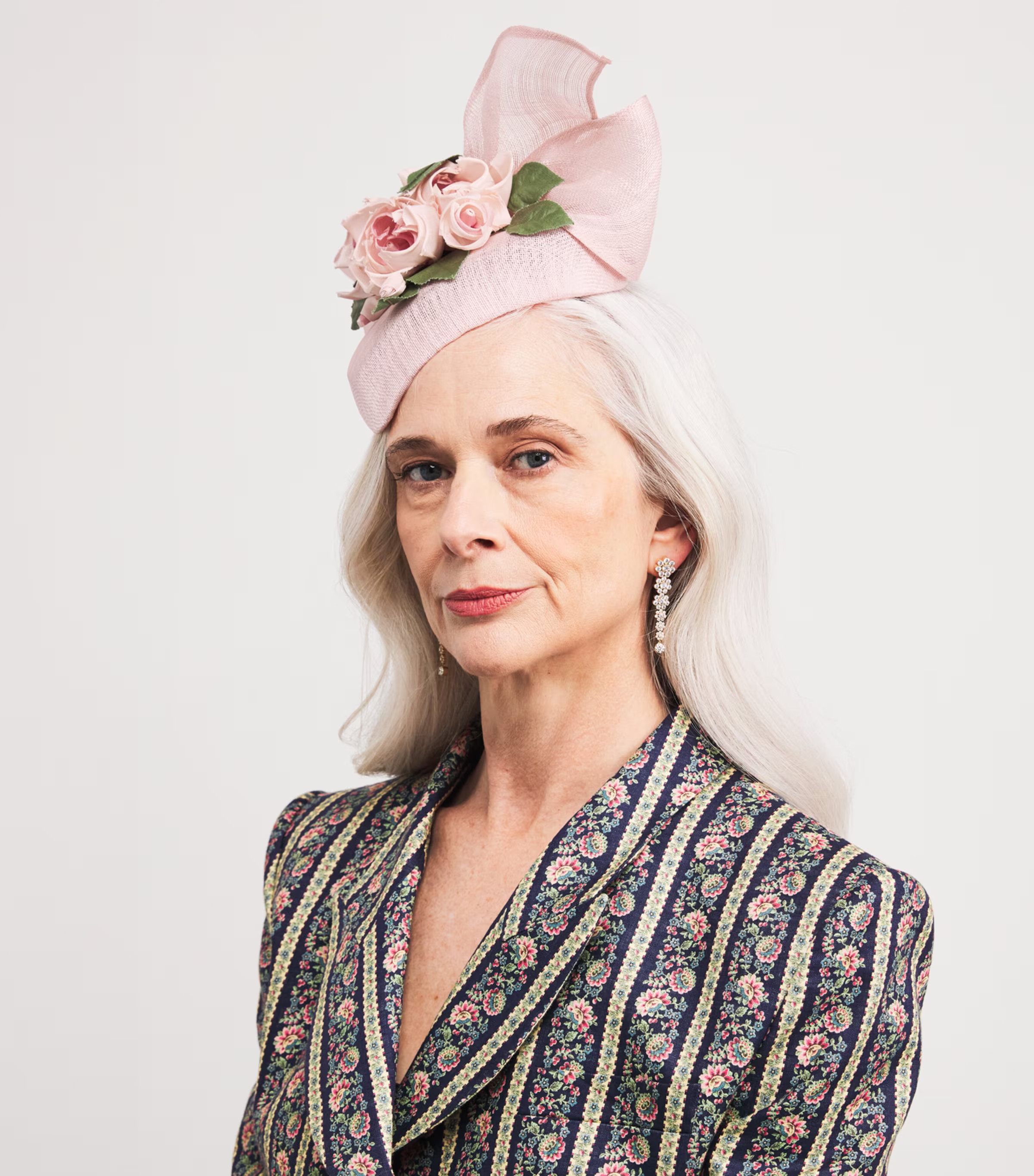 Pink Ribbon-Detail Rose Fascinator | Harrods