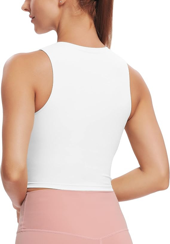 Natural Feelings Sports Bras for Women Removable Padded Yoga Tank Tops Sleeveless Fitness Workout... | Amazon (US)