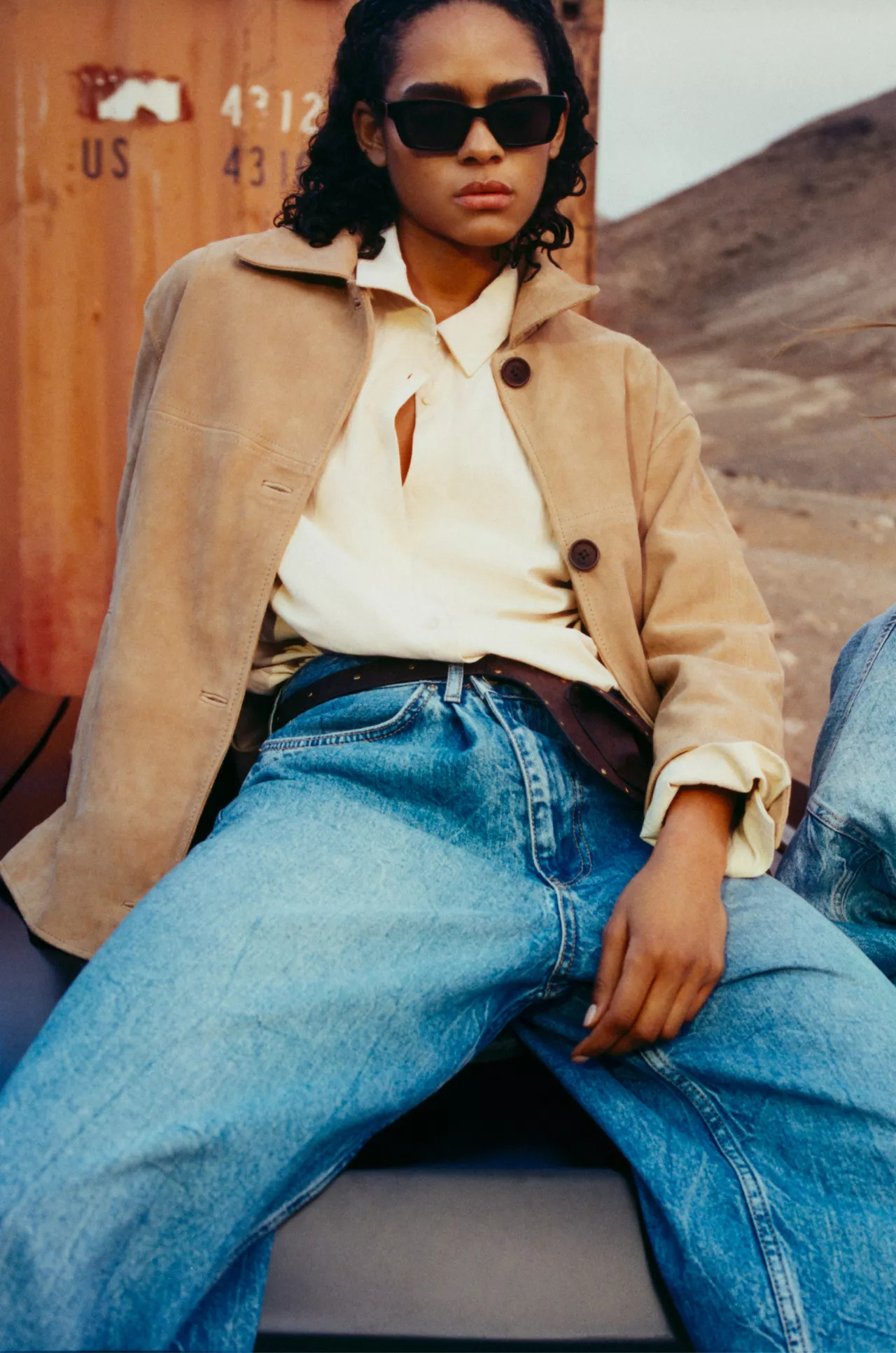 100% suede leather jacket | PULL and BEAR UK