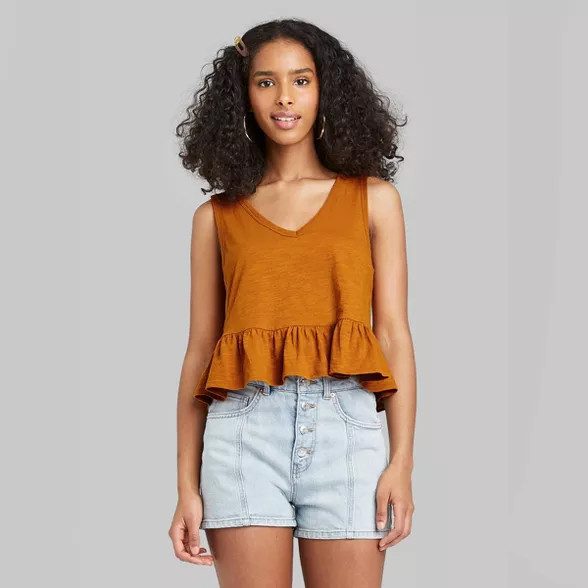 Women's Peplum Tank Top - Wild Fable™ | Target