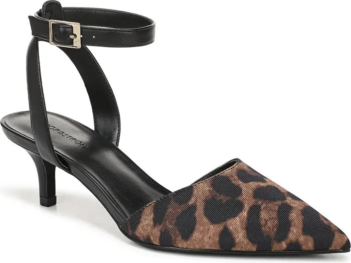 Pearla Kitten Heel Ankle Strap Pump (Women) | Nordstrom Rack