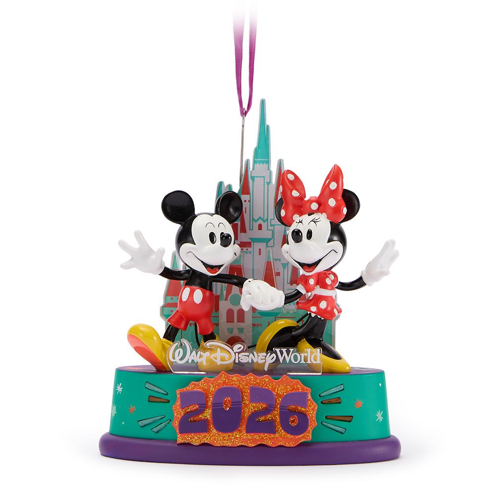 Mickey and Minnie Mouse Light-Up Ornament – Walt Disney World 2026 | Disney Store