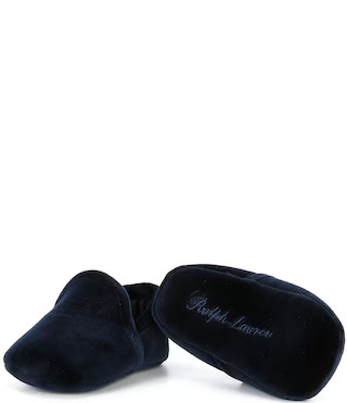 Polo Ralph Lauren Kids' Ash Velvet Slipper Crib Shoes (Infant) | Dillard's | Dillard's